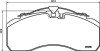 Комплект тормозных колодок, дисковый тормоз TEXTAR 2927801 (фото 1)