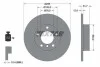 Диск тормозной BMW 3(E36)/Z3(E36) "F D=286mm "90-"03 TEXTAR 92055503 (фото 1)