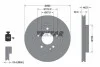 Диск тормозной MERCEDES A1(W168) "F D=260mm "97-"04 TEXTAR 92091303 (фото 1)