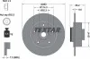 Диск тормозной TEXTAR 92195903 (фото 2)