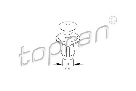 Кліпса TOPRAN / HANS PRIES 108802