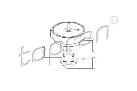 Кран печки OPEL ASTRA/VECTRA TOPRAN / HANS PRIES 206241