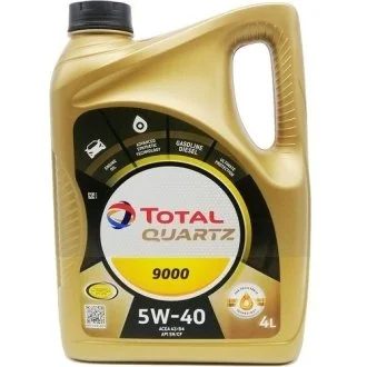 Моторное масло Total Quartz 9000 5W-40, 4л TOTAL 166475