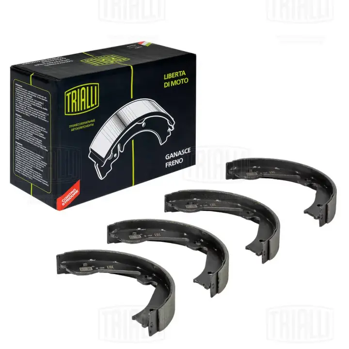 Колодки тормозные стояночного тормоза VW Touareg (02-) 210x30 (GF 1868) Trialli GF1868 (фото 1)