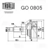 Шрус наружный Carnival 2.9 (99-) MT (нар:28/вн:26/abs:54) (GO 0805) TRIALLI Trialli GO0805 (фото 2)