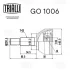 ШРУС зовнішній Ford Focus I (98-) 1.8D /2.0 (нар:25/вн:23) (GO 1006) TRIALLI Trialli GO1006 (фото 2)
