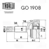 ШРКШ зовнішній Toyota Corolla E120 (01-)/Corolla E150 (07-) 1.8i MT(зовн26/вн24/abs48) (GO 1908) Trialli GO1908 (фото 3)