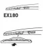 Щетка стеклоочистителя каркасная задняя 180мм ExactFit Rear Citroen C4 (LC), DS3, DS4 (B) TRICO Trico EX180 (фото 4)