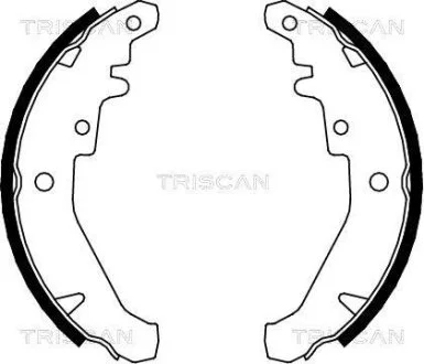 Комплект тормозных колодок TRISCAN 810015026