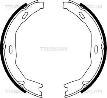 Комплект тормозных колодок, Стояночный тормоз TRISCAN 810023029