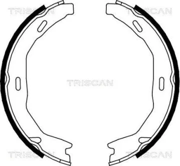 Комплект тормозных колодок, Стояночный тормоз TRISCAN 810023029