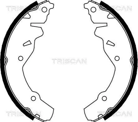 Комплект тормозных колодок TRISCAN 810080002 (фото 1)