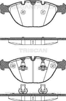Колодки тормозные передние TRISCAN 811011011