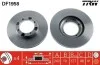 Диск тормозной (1 шт.).) HYUNDAI Accent/Excel/Pony/Pony XP/S-Coupe/Verna TRW DF1958 (фото 1)