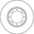 Диск гальмівний (1 шт.) HYUNDAI Accent/Excel/Pony/Pony XP/S-Coupe/Verna TRW DF1958 (фото 2)