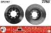 Диск тормозной (1 шт.) IVECO Daily "R D=289mm \'\'89>> TRW DF2787 (фото 1)