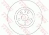 Диск тормозной (1 шт.).) CITROEN/FIAT/LANCIA/PEUGEOT C8/Jumpy/Scudo/807/Expert F "99>> TRW DF4257 (фото 2)