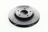 Диск тормозной (1 шт.).) NISSAN Almera Tino/Primera/Primera Estate/Wagon TRW DF4316 (фото 2)