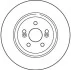 A_Диск тормозной RENAULT Megane II/Clio "F "04>> TRW DF6117S (фото 2)