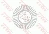 Диск тормозной (1 шт.).) CHEVROLET Aveo(T300)/Cobalt "F D=256mm "11>> TRW DF6254 (фото 1)