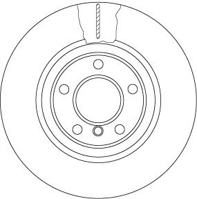 Диск тормозной TRW DF6616S