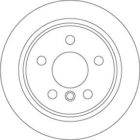 Тормозной диск TRW DF6795