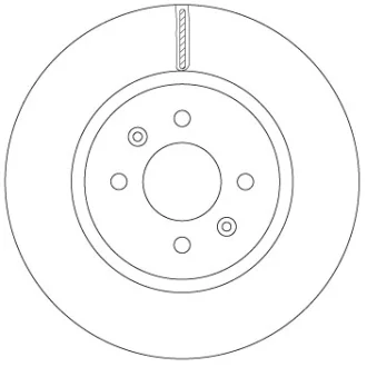 Гальмівний диск TRW DF6842