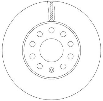 Диск тормозной TRW DF6903S