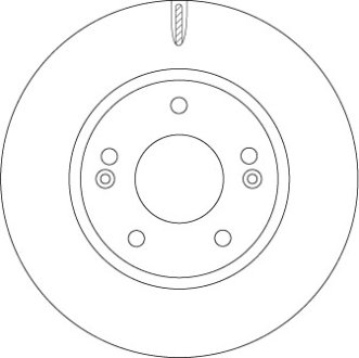 Тормозной диск TRW DF6936