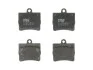 Тормозные колодки дисковые MERCEDES C180/C200/C220 TRW GDB1283 (фото 1)