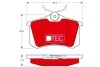 Тормозные колодки дисковые AUDI/CITROEN/FORD/PEUGEOT/SEAT/SKODA/VW TRW GDB1330DTE (фото 1)