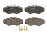 Тормозные колодки дисковые RENAULT Avantime/Espace/Grand Espace TRW GDB1466 (фото 1)