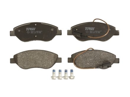 Тормозные колодки дисковые ALFA ROMEO/FIAT/LANCIA Mito/Bravo/Dedra "F "08>> TRW GDB1855