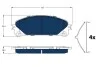 Тормозные колодки, дисковые TRW GDB3484BTE (фото 1)