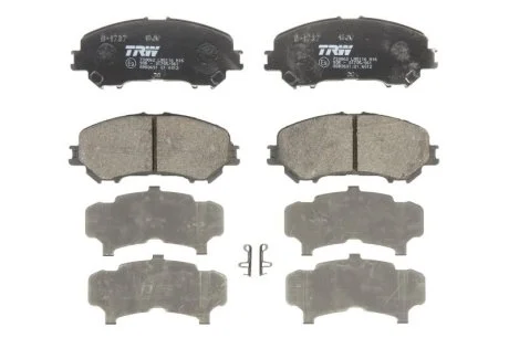 Тормозные колодки дисковые NISSAN Qashqai/Rogue/X-trail "F\'\'13>> TRW GDB3631