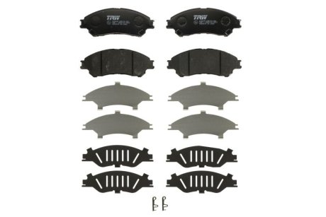 Комплект тормозных колодок, дисковый тормоз TRW GDB3633