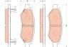Тормозные колодки дисковые CADILLAC/CHEVROLET CTS/Camaro "F "08>> TRW GDB4602 (фото 1)