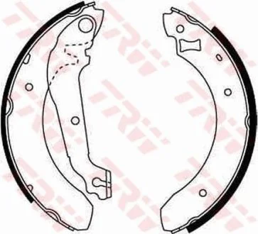 Тормозные колодки барабанные FORD (Europe) - PANTHER - TVR Sierra/Sierra Sapphire/Kallista/S/Tasmin TRW GS6207