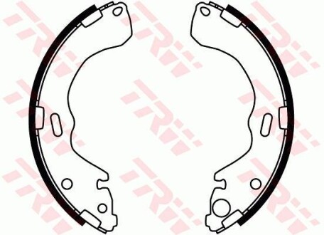 Тормозные колодки, барабанные TRW GS8664