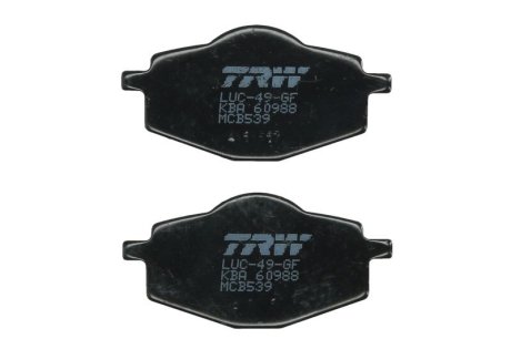 Гальмівна колодка (диск) TRW MCB539