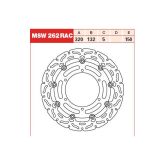 Гальмівний диск TRW MSW262RAC