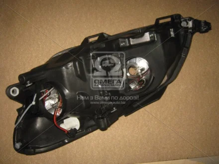 Фара права з моторчиком Skoda Fabia, Roomster (10-) H7/H7 (20-E427-05-2B) TYC 20E427052B