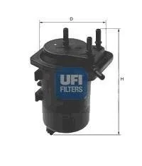 Фільтр паливний UFI 24.014.00