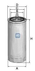 Топливный фильтр UFI 24.349.00