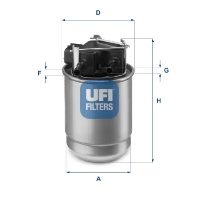 Фильтр топливный UFI 55.517.00 (фото 1)