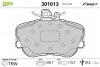 Тормозные колодки дисковые MERCEDES C-Class "1,8-2,8 "F "93-01 Valeo 301013 (фото 1)