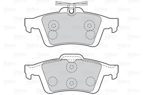 Тормозные колодки дисковые FORD/VOLVO C-Max/Focus/C30/C70/S40/V40/V50 "1,0-2,5 "R "03>> Valeo 301019