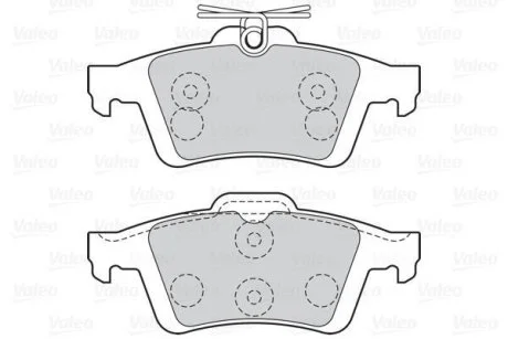 Тормозные колодки дисковые FORD/VOLVO C-Max/Focus/C30/C70/S40/V40/V50 "1,0-2,5 "R "03>> Valeo 301019
