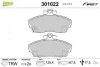 Тормозные колодки дисковые HONDA/ROVER Civic/Concerto/25/45/200/400/800/Streetwise "1,1-2,7 "F "88-05 Valeo 301022 (фото 1)