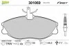 Тормозные колодки дисковые CITROEN/PEUGEOT Xsara/ZX/406/306 "1,9-3,0 "F "96-05 Valeo 301069 (фото 1)